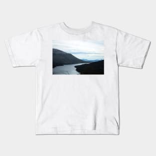 Tierra del Fuego, lake and mountains Kids T-Shirt